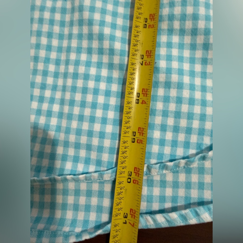 Ralph Lauren Shirt Men's XL Blue Gingham Plaid Classic Fit Preppy Flesh Pony - Picture 8 of 8